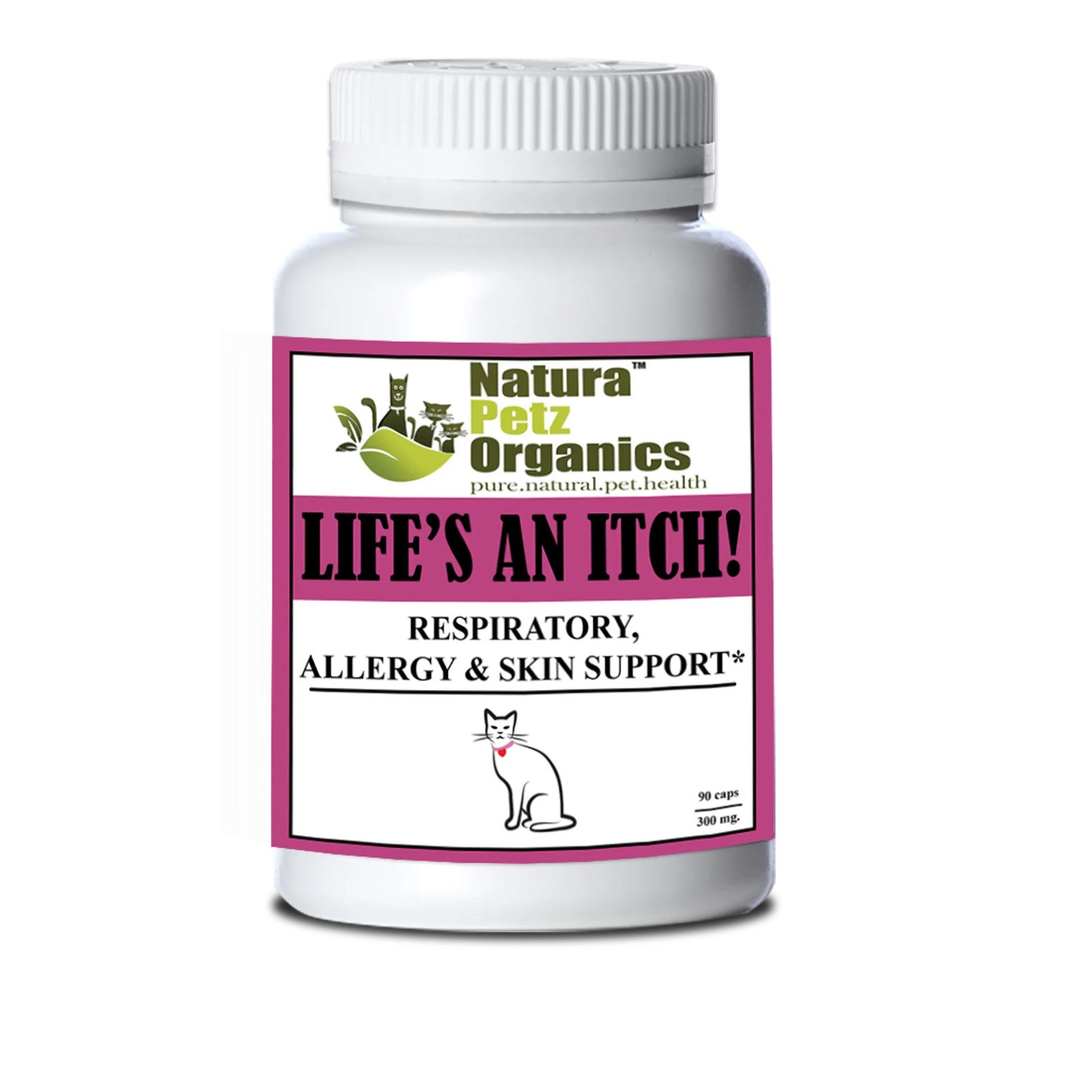 Life'S An Itch Respiratory Allergy & SkinCaps Cat 90 cap - 300 mg Turkey Flavor