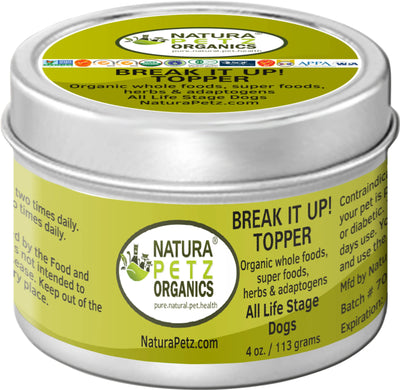 break it up meal topper stone breakder stone eliminator dogs turkey flavored