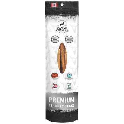 Premium Beef Bully Stick 12", 1 lb