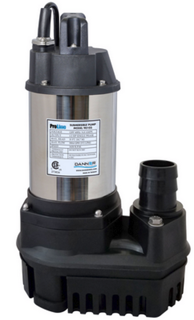 Submersible Pump. Continuous Duty, Solids Handling - Hfs 1/3 Hp 4800 Gph