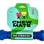 Natural Rubber Bone Toothbrush Toy, Medium/Large Dogs, Blue
