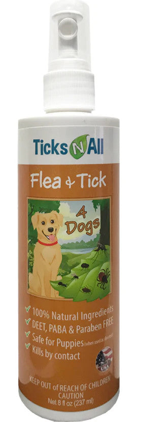 Ticks N All 4 Dogs, 8oz