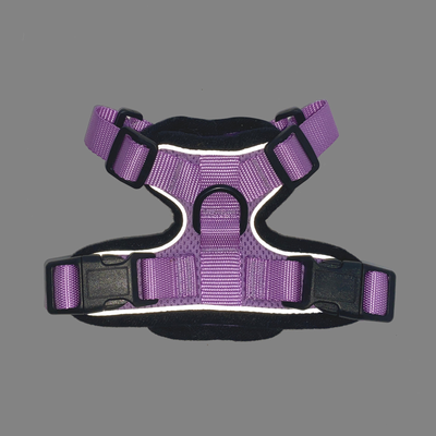 Mr. Peanut's PurrTrek Reflective Cat Harness with Matching Leash, Sm, Lilac