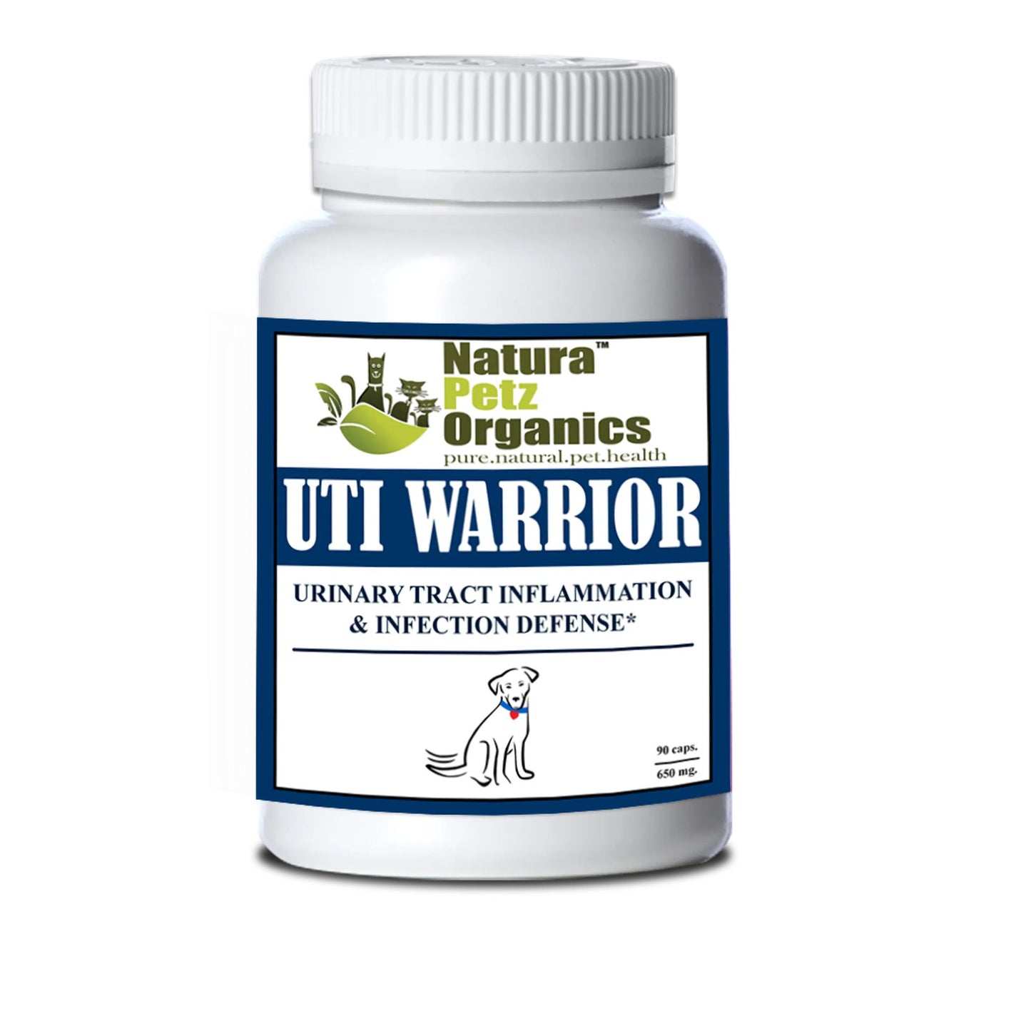 Uti Warrior Max Urinary Tract Inflammation/Infection, DOG 650 mg., DOG