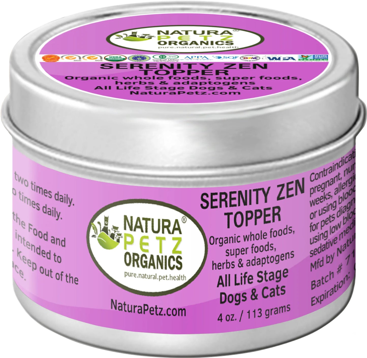 serenity zen meal topper serenity zen anti stress anti anxiety dog cat