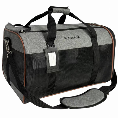 Mr. Peanut's Rhodium Series Soft Sided Pet Carrier | Wire Frame Mini