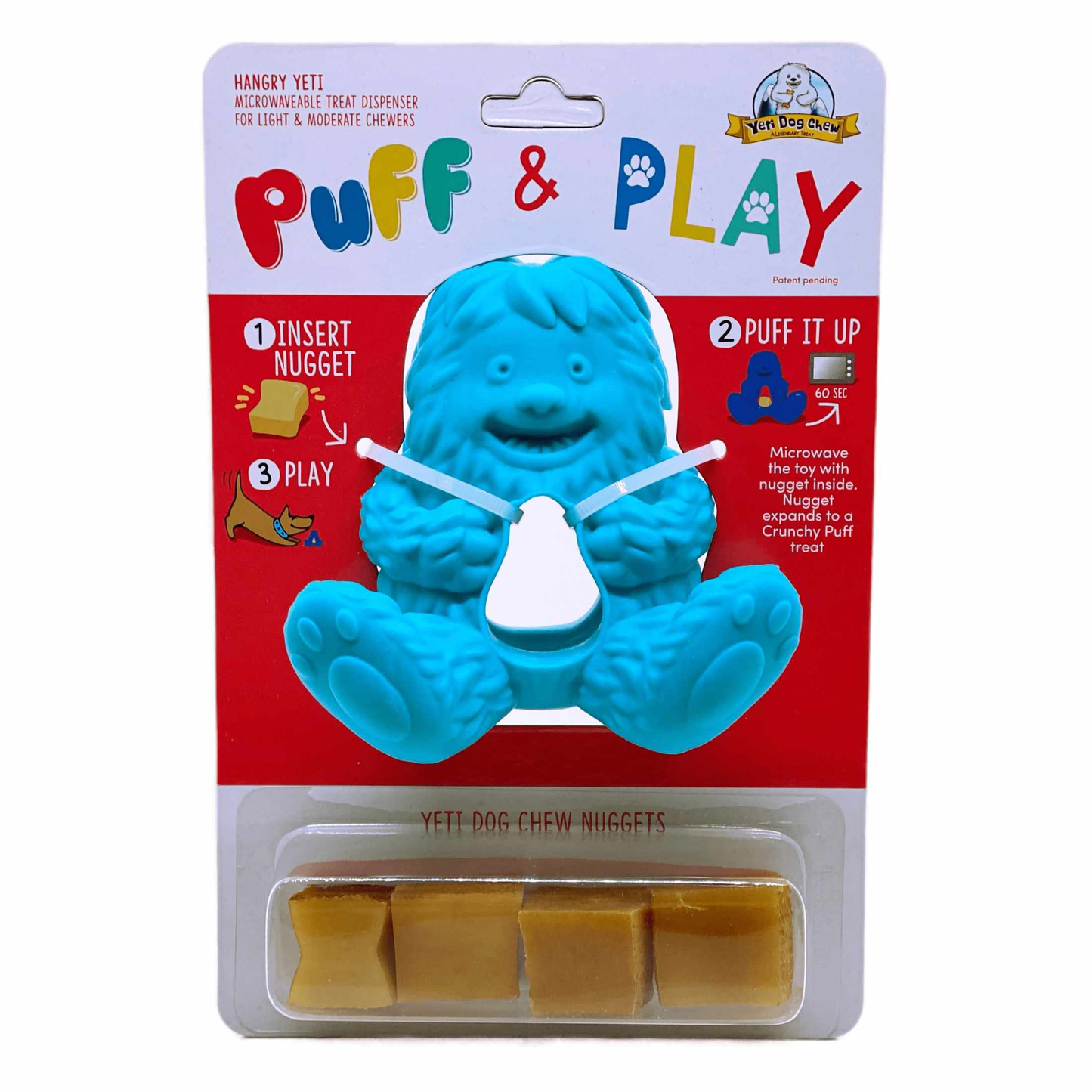 Yeti Dog Chew Puff & Play Hangry Yak Toy