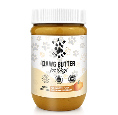 Paw Power Pumpkin & Cinnamon Dog Peanut Butter – Digestive Aid