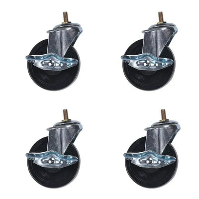 Pet Edge SS Mod Cage Optional Wheels - 4 Piece Replacement Caster Set