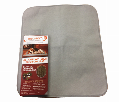 The Green Pet Shop Thera-Pawz Bamboo Charcoal Warming Mat for Pets DOG 150 Caps - 500 mg.