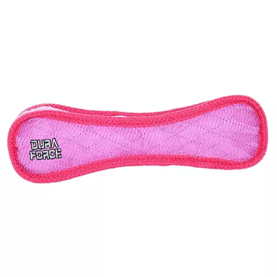 DuraForce Bone Tiger Durable Dog Toy – Pink Interactive Tug Toy