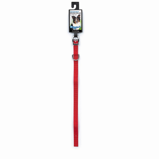 DGR 1/2in Nylon Collar 16in Red 16in Red