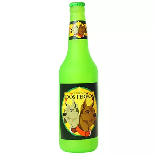 Silly Squeaker Beer Bottle, One Size, Brown