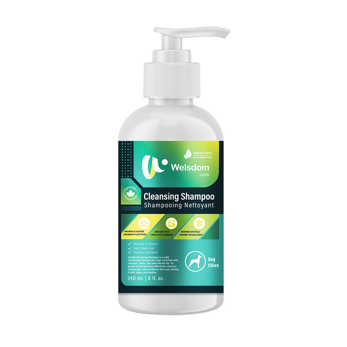 Cleansing Shampoo, 8 oz