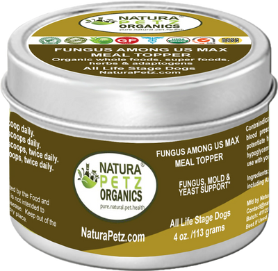 fungus among us max meal topper fungus mold yeast 4 oz dog