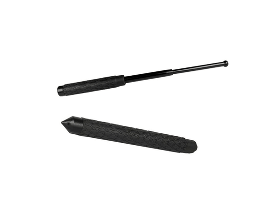21 inch Rubber Handle w/ Glass Breaker Tip, Black