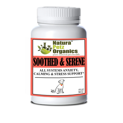soothed serene all systems anxiety calming stress dog 500 mg 150 cap