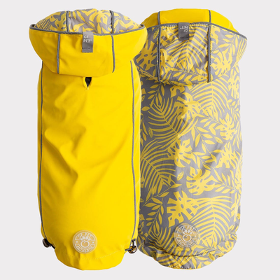 GF Pet Reversible ElastoFit Raincoat – Waterproof Reflective Dog Coat