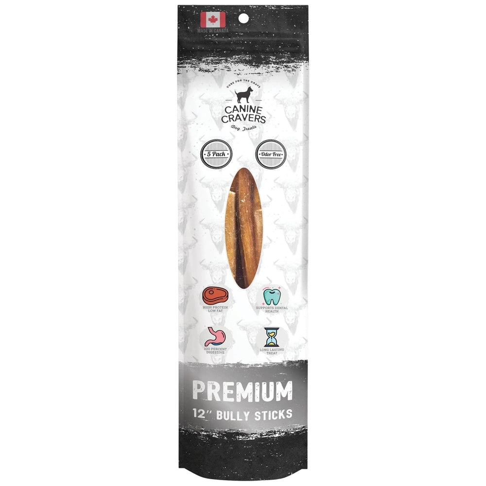 Premium Beef Bully Stick 12", 1 lb