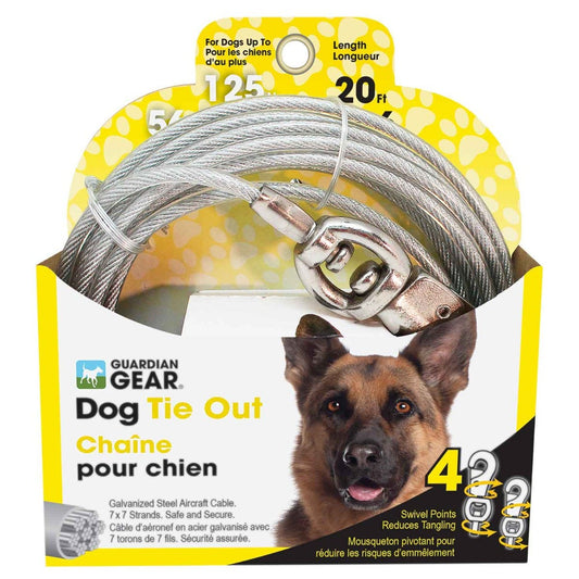 GG X-Large Dog Swivl Snap Tie Out 20ft