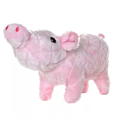 Mighty Farm Piglet Dog Toy – Durable Pink Plush for Interactive Play