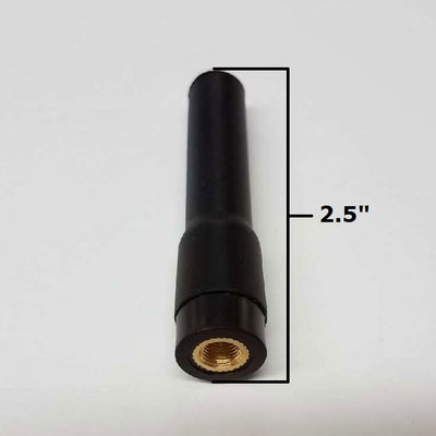 The Buzzard's Roost Shorty Extended Range Antenna for Garmin Alpha – Black