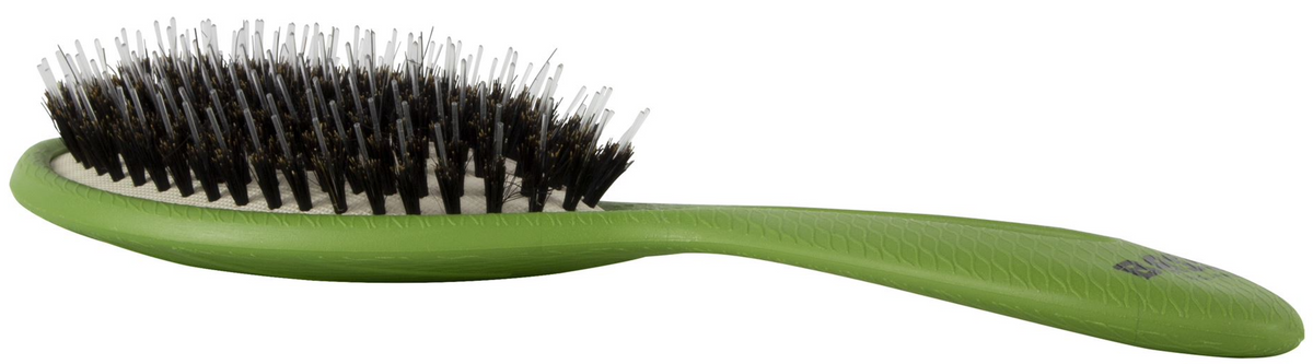 Bass Brushes- The BIO-FLEX Shine Shine & Condition Hair Brush Oval Shape, Green1