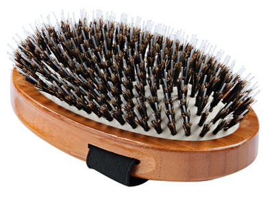 Bass Brushes- Shine & Condition Pet Brush, Dark Bamboo