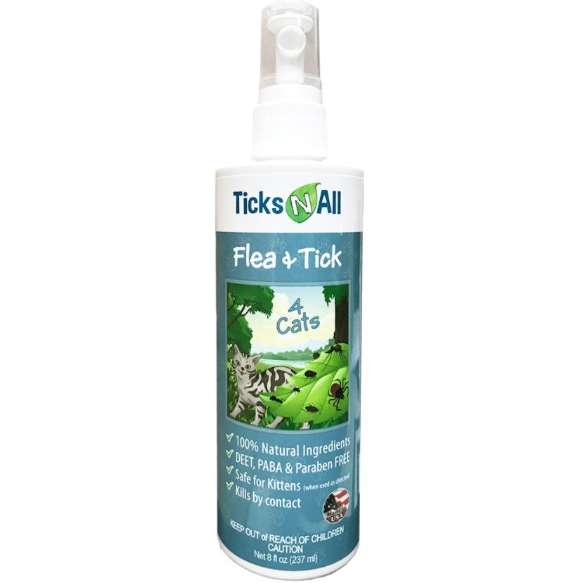All Natural Flea & Tick 4 Cats 8oz