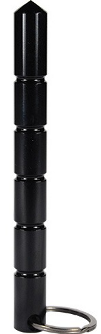 Aluminum Kubotan Keychain – Black Self Defense Tool