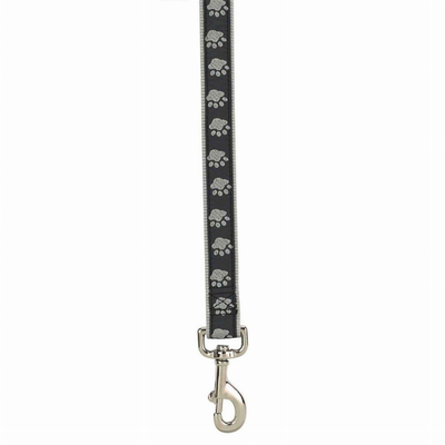 Casual Canine Two-Tone Paw Print Dog Lead | Durable Nylon Leash