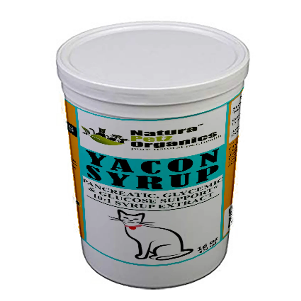 Yacon Leaf Syrup - Pancreatic10:1 Alcohol Free, 16 OZ, YACONSYRCAT16OZ