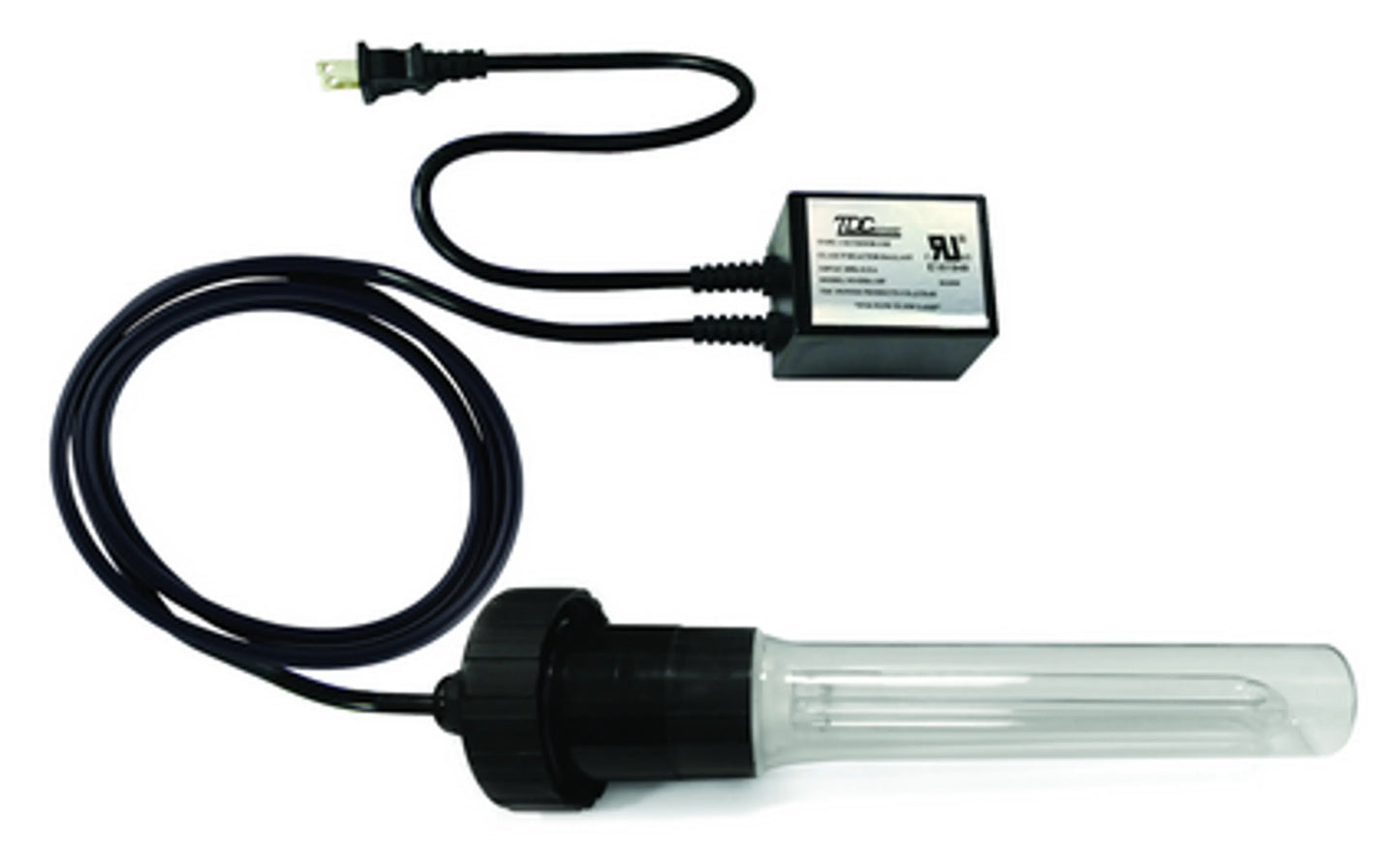 Danner UV Clarifier Kit, UV Bulb, Quartz Sleeve. Transformer With 20' Cord, 9 W