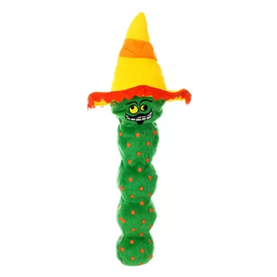 Mighty Tequila Worm Durable Plush Dog Toy – Green Interactive Tug Toy