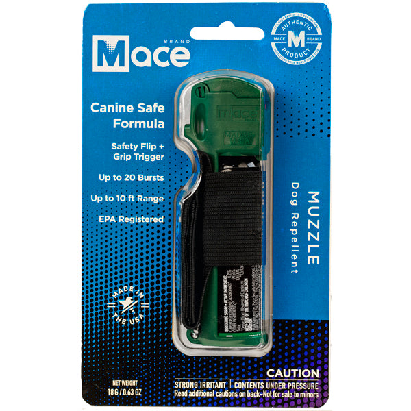Mace K9 Dog Attack Deterrent Pepper Spray with Keychain and Wrist Strap