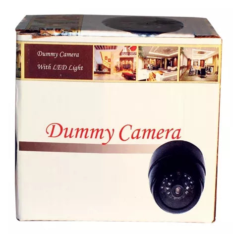 Dummy Dome Camera With Led And Ir Black