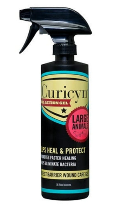 Curicyn Dual Action Gel – Insect Barrier Wound Care Treatment, 16 oz