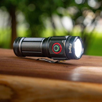 Tactical 1,500-Lumen Rechargeable Flashlight