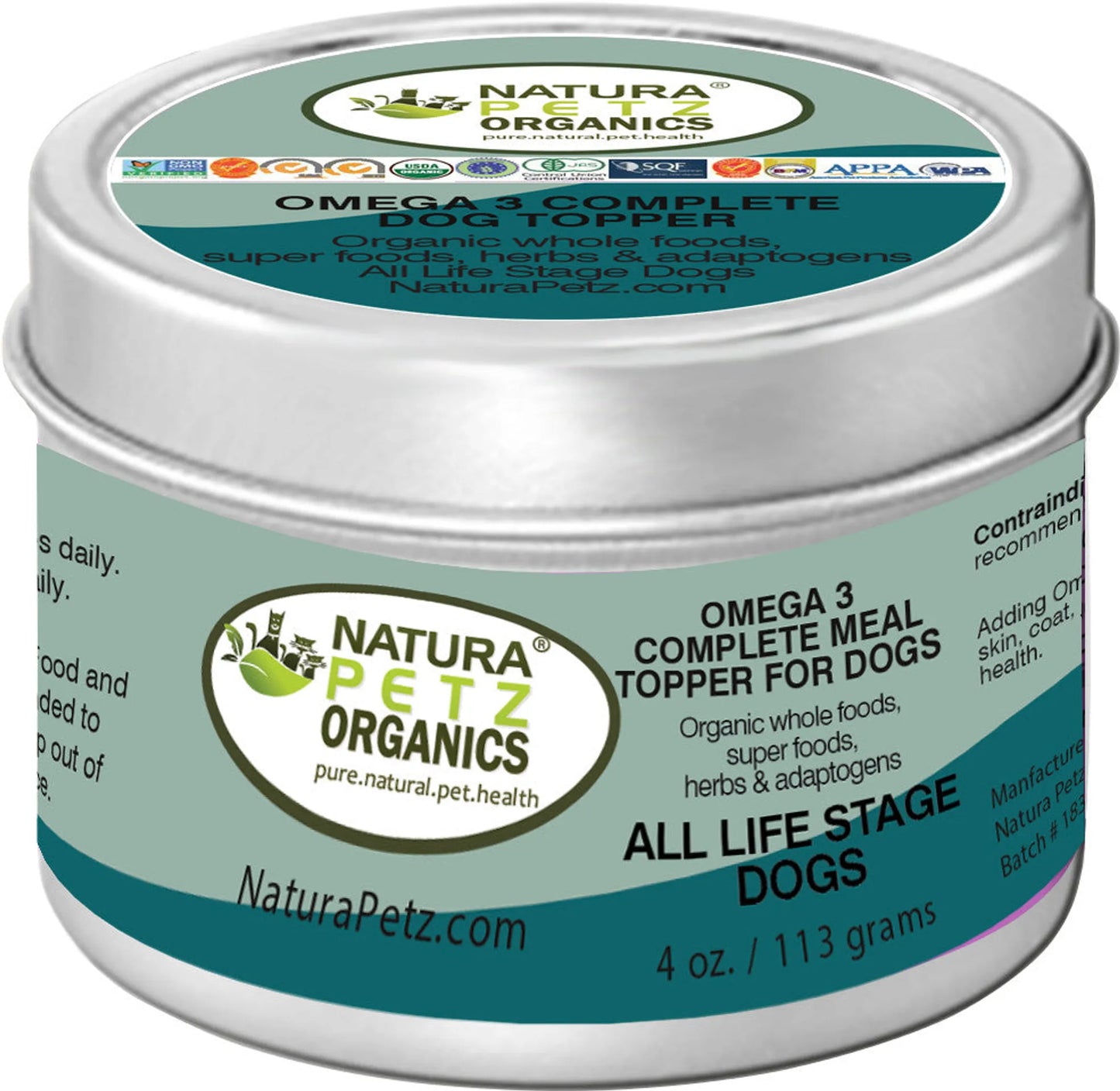 Omega 3 & 6 Complete Meal Topper, Turkey Flavor Dog
