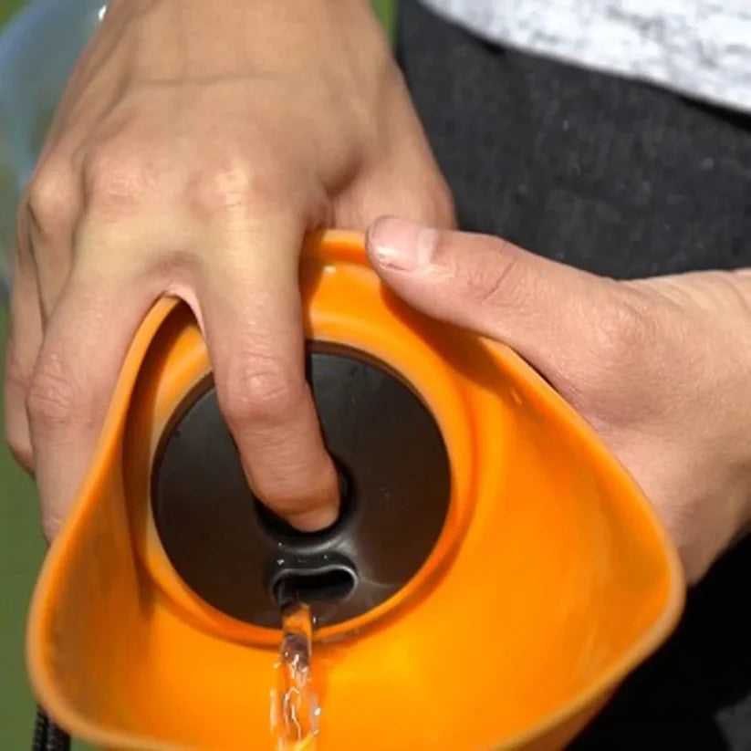 Flipo Fold-A-Bowl Portable Pet Water Bottle and Bowl, 26oz