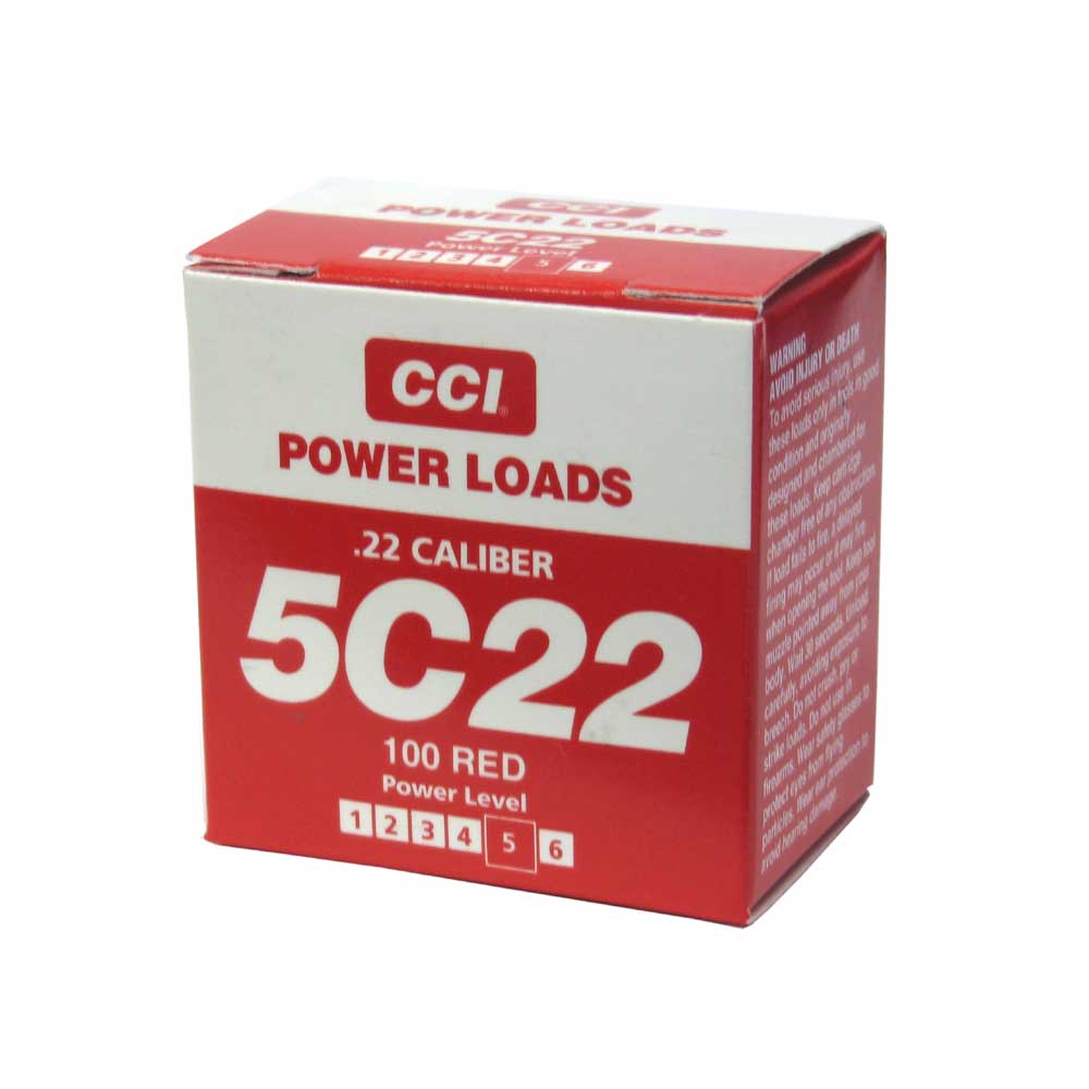 D.T. Systems .22 Caliber Blank Powerloads for Dummy Launchers - Red
