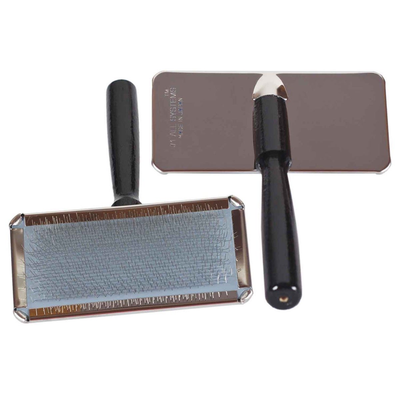 Pet Edge AS Large Slicker Brush for Professional Dog Grooming – Large