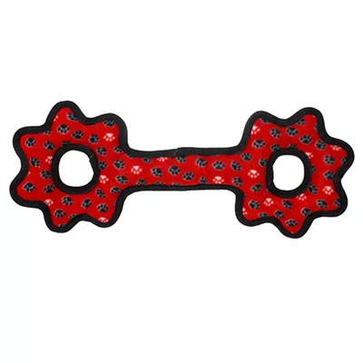 Tuffy Ultimate Tug-O-Gear Durable Dog Toy | Large Red Interactive Tug