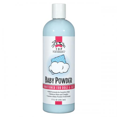 Top Performance Baby Powder Tearless Pet Conditioner for Sensitive Skin, 17 oz