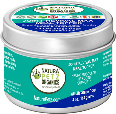 joint revival max meal topper neuro muscular hip joint turkey flavor dog