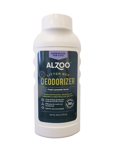 ALZOO Plant-Based Cat Litter Deodorizer – Fresh Lavender, 26.6oz
