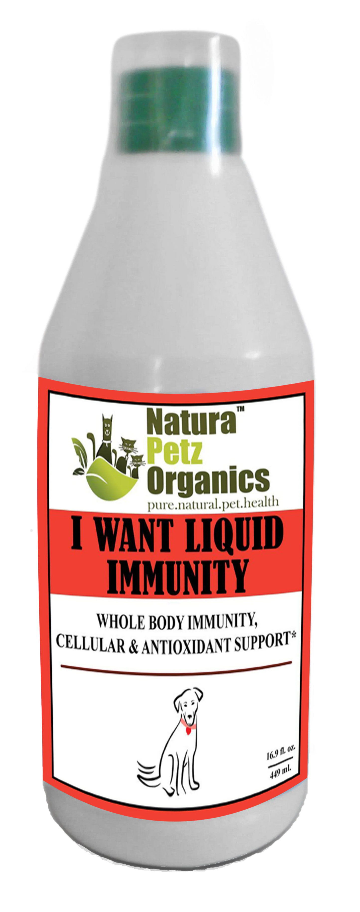 I Want Liquid Immunity - Whole Body Immunity & Antioxidant Cellular, DOG