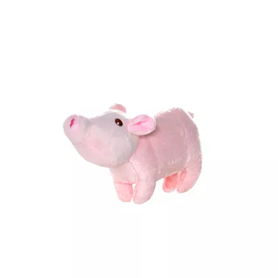 Mighty Jr Farm Piglet Durable Plush Dog Toy – Pink Soft Interactive Toy