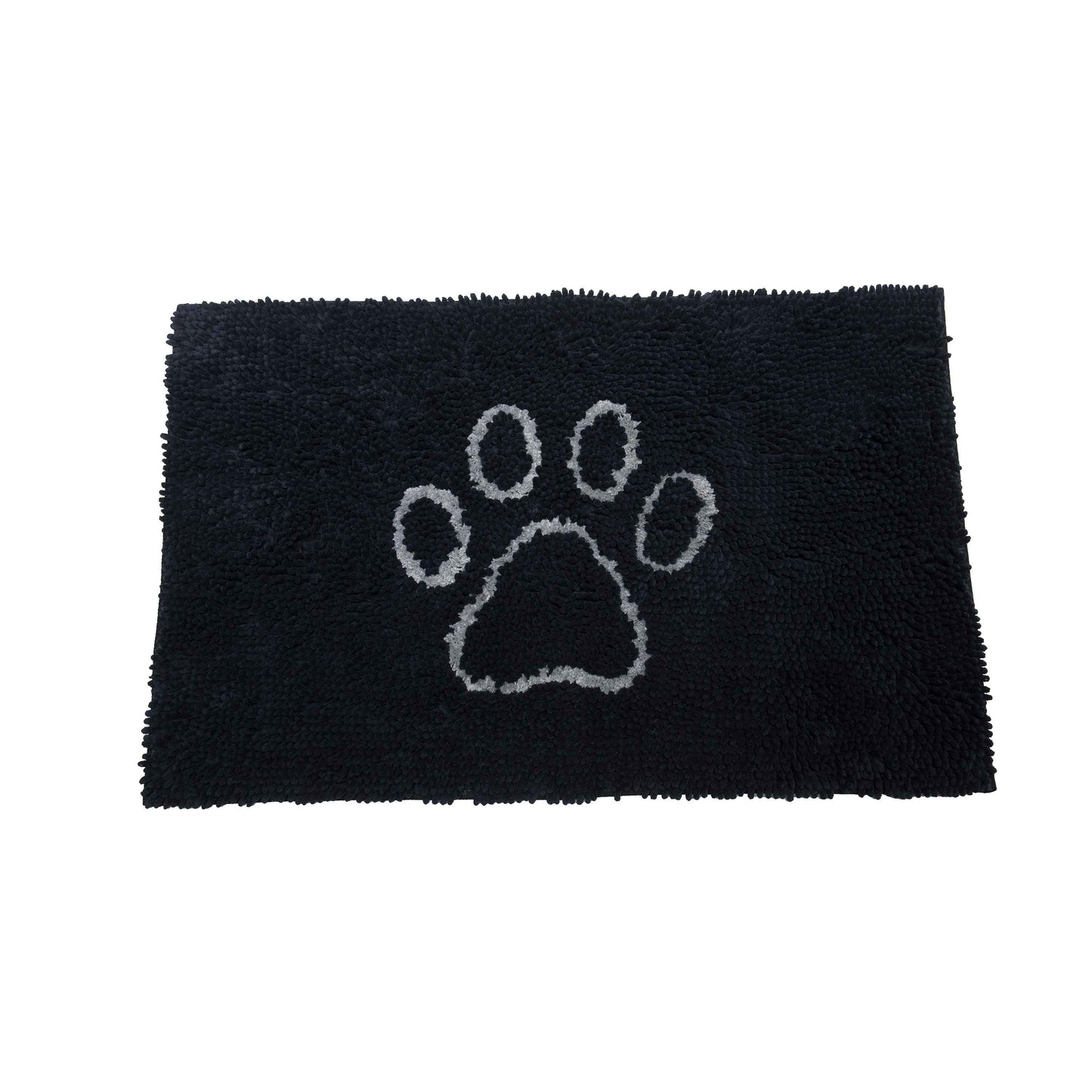 DGS Pet Products Dirty Dog Microfiber Doormat - Absorbent Black, 31x20