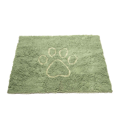 DGS Pet Products Dirty Dog Microfiber Doormat – Sage, Medium 31x20
